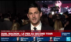 Présidentielle 2022 : "des militants très heureux" au QG de Marine Le Pen, qualifiée au second tour