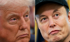Dans une série de messages virulents, Elon Musk a notamment appelé à la destitution de Donald Trump ( AFP / ALEX WROBLEWSKI )