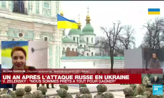 Guerre en Ukraine, un an après : "c’est une année de résistance"