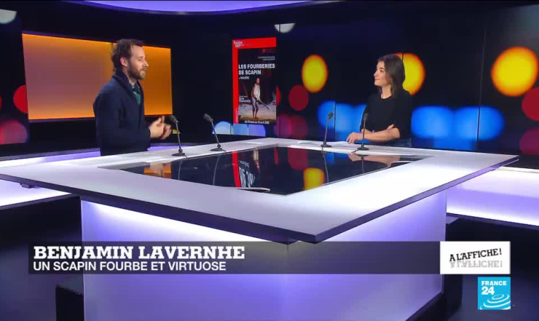 Benjamin Lavernhe en Scapin : aussi fourbe qu’éblouissant
