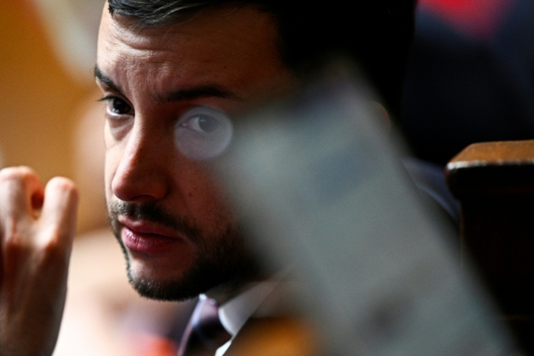 Le député RN Jean-Philippe Tanguy à l'Assemblée nationale le 20 mai 2026, à Paris ( AFP / JULIEN DE ROSA )