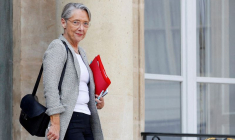 Photo d'archives de la Première ministre française Elisabeth Borne