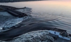 Selon Kiev, "environ 16.000 personnes se trouvent en zone critique" ( TWITTER/@ZelenskyyUa Twitter acc / - )