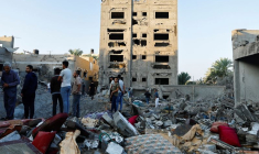Photo de dégâts à Gaza