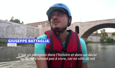 À Rome, le rafting sur le Tibre pour fuir la chaleur