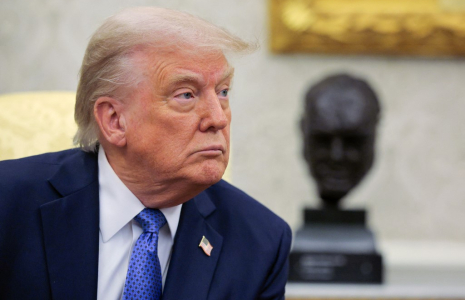Donald Trump, à Washington DC, le 24 avril 2025 ( GETTY IMAGES NORTH AMERICA / CHIP SOMODEVILLA )
