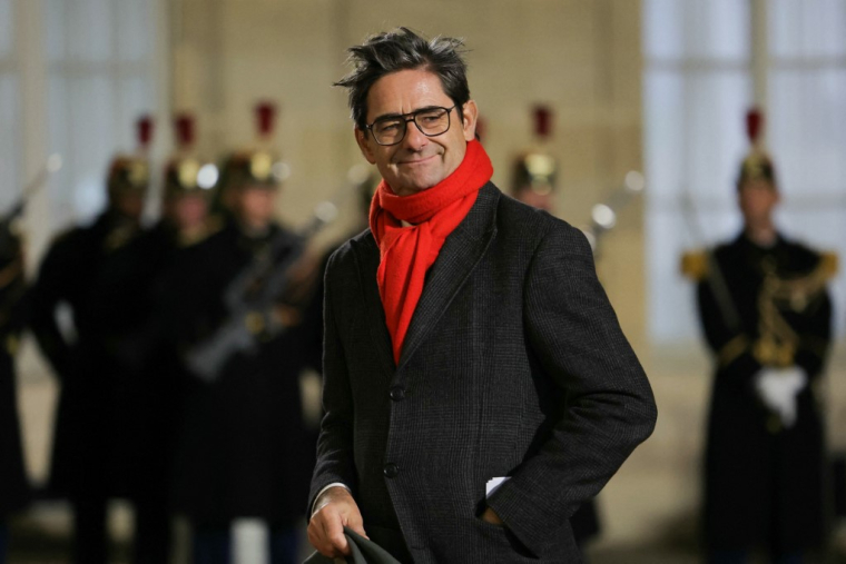 Nicolas Dufourcq à Paris, le 28 novembre 2024. ( AFP / THOMAS SAMSON )