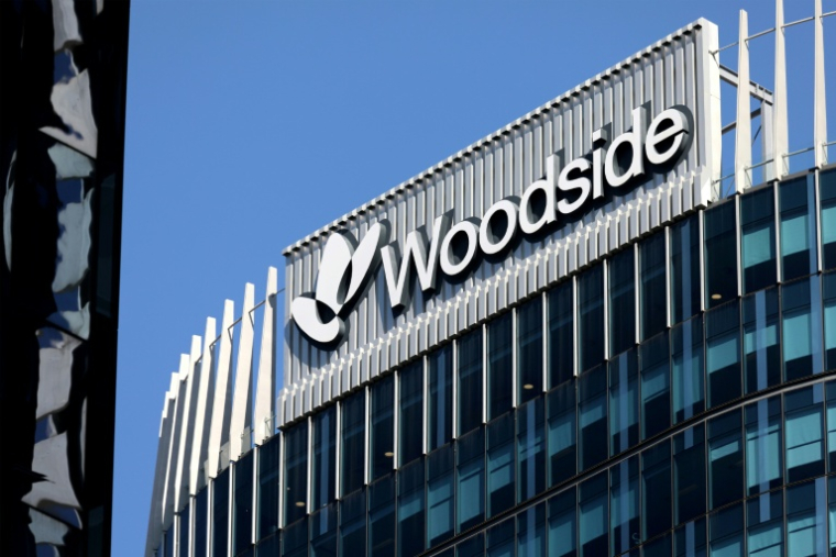 Le siège de la société Woodside Energy, le 3 septembre 2025 à Perth, en Australie ( AFP / Antony DICKSON )