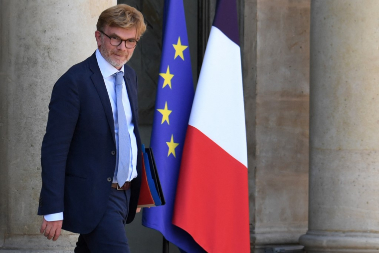 Le ministre de l'Agriculture Marc Fesneau à Paris le 29 juillet 2022. ( AFP / ALAIN JOCARD )