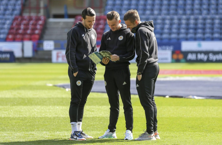 Ben Chilwell et la routine d'avant-match de Jamie Vardy