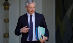 Le ministre français de l'Economie, des Finances, de l'Industrie et de la Sécurité numérique Bruno Le Maire