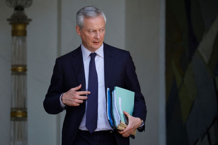 Le ministre français de l'Economie, des Finances, de l'Industrie et de la Sécurité numérique Bruno Le Maire