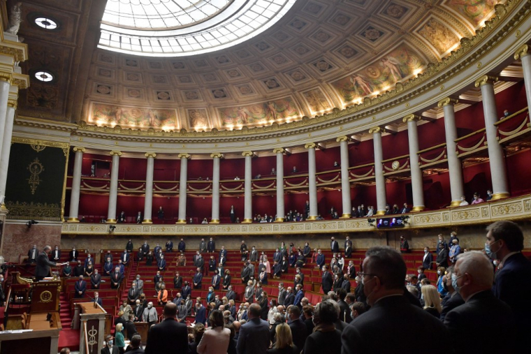 L'Assemblée nationale, en janvier 2022. ( AFP / JULIEN DE ROSA )