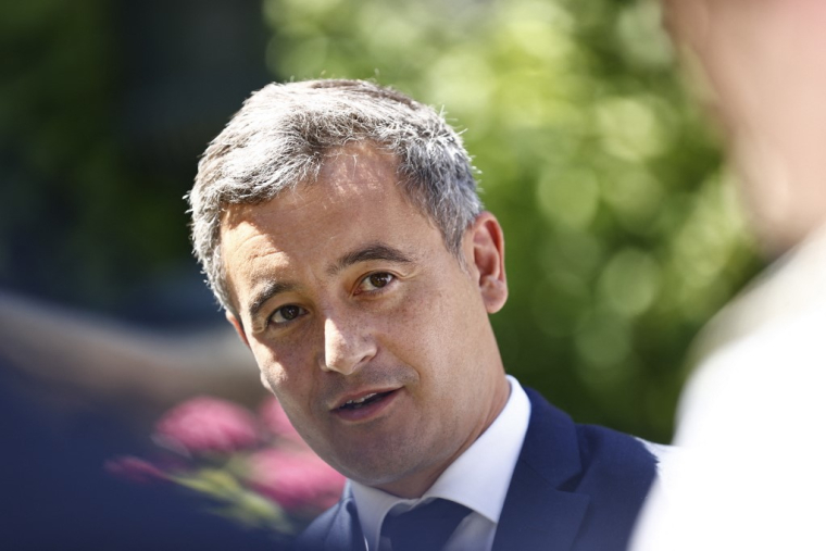 Gérald Darmanin à Paris, le 4 juillet 2022. ( AFP / SAMEER AL-DOUMY )