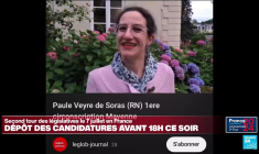 Législatives : la vidéo virale d'une candidate RN qualifiée au second tour en Mayenne