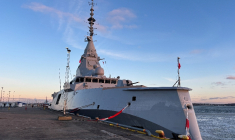 La frégate française FDI Amiral Ronarc'h à Göteborg