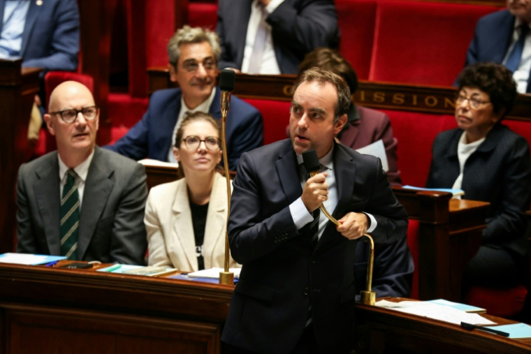 Le premier ministre Sébastien Lecornu lors d'une session de questions au gouvernement à l'Assemblée Nationale, à Paris, le 15 octobre 2025 ( AFP / Alain JOCARD )