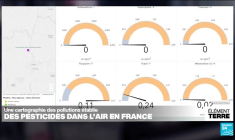Première cartographie des pesticides dans l'air en France
