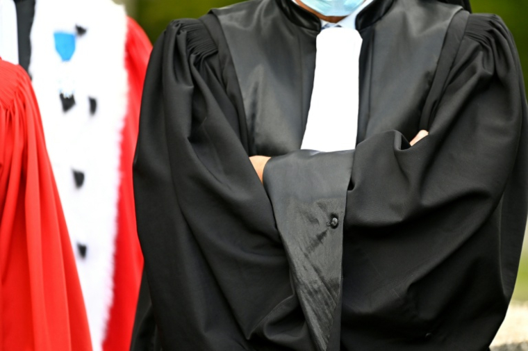 La colère monte parmi les avocats français contre le projet de loi de Gérald Darmanin qui doit être examiné au Sénat à partir du 13 avril ( AFP / Damien MEYER )