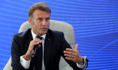 Le président français Emmanuel Macron