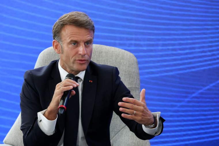 Le président français Emmanuel Macron