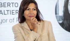 Anne Hidalgo à Bruxelles, en Belgique, le 28 novembre 2022. ( BELGA / HATIM KAGHAT )
