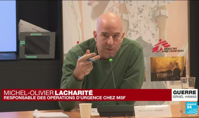 MSF appelle à un cessez-le-feu à Gaza, question d’"urgence vitale" pour la population