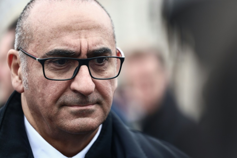 Le ministre de l'Intérieur Laurent Nuñez le 13 février 2026 à Marseille ( POOL / Thibaud MORITZ )