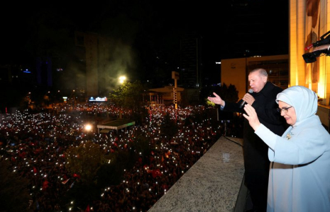 Le président turc Tayyip Erdogan à Ankara, en Turquie