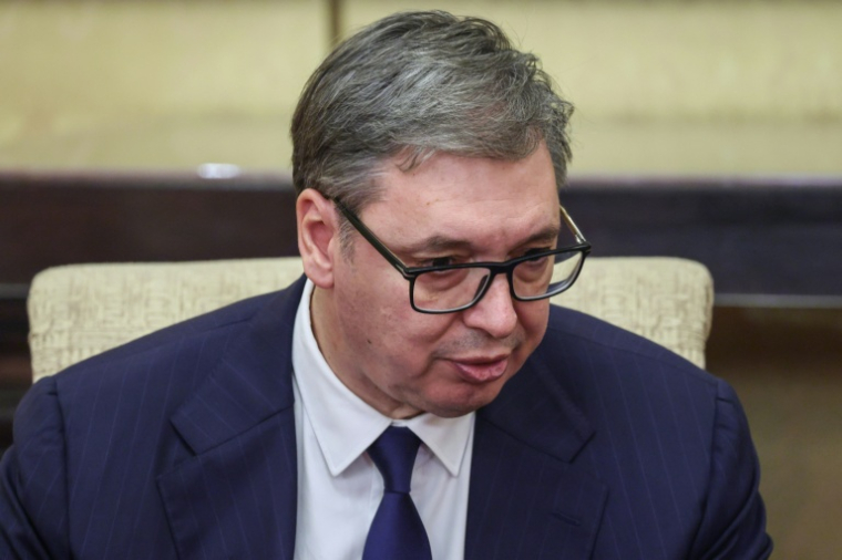 Le président serbe Aleksandar Vucic, le 2 septembre 2025 à Pékin ( POOL / Maxim Shemetov )