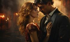 En 2023, la romance représentait 7% du marché du livre en France et une part non négligeable de ce chiffre était occupée par la dark romance. (crédit : Adobe Stock / photo générée par IA)