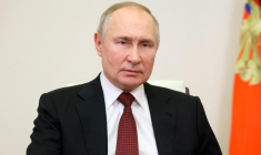 Vladimir Poutine près de Moscou le 18 décembre 2022. ( POOL / MIKHAIL METZEL )