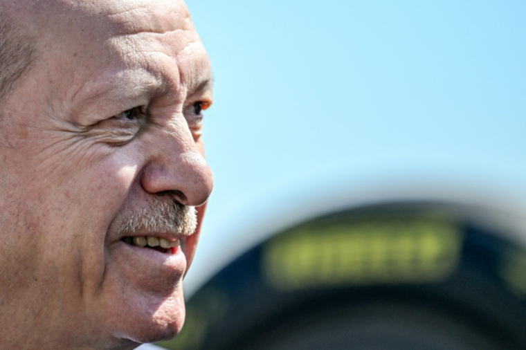 Le président turc Recep Tayyip Erdogan à Istanbul en Turquie le 24 avril 2026 ( AFP / Ozan KOSE )
