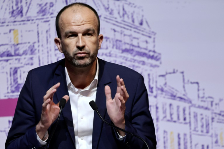 Le coordinateur de La France insoumise (LFI), Manuel Bompard, le 30 janvier 2026 à Paris ( AFP / STEPHANE DE SAKUTIN )