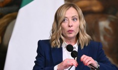 Giorgia Meloni, le 24 juin 2024, à Rome ( AFP / TIZIANA FABI )