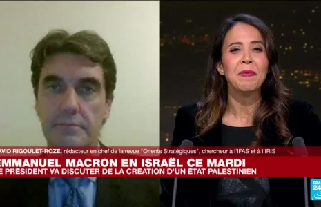 Emmanuel Macron en Israël ce mardi, le président va discuter de la création d'un état palestinien