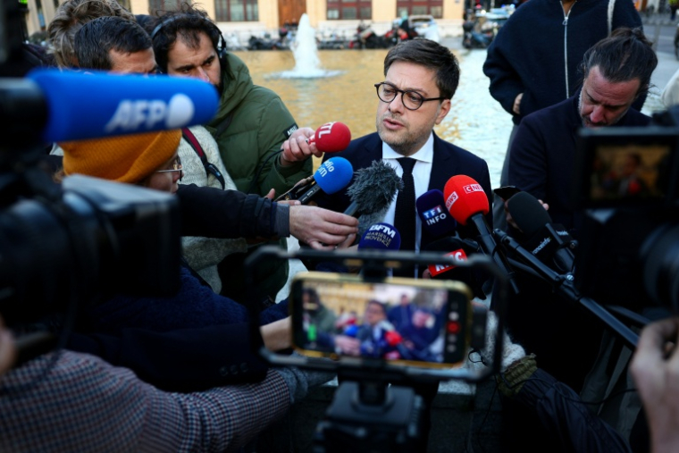 Le maire de Marseille, Benoît Payan, le 20 novembre 2025 ( AFP / Clement MAHOUDEAU )