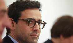 Le ministre français des Affaires étrangères, Stéphane Séjourné au Caire