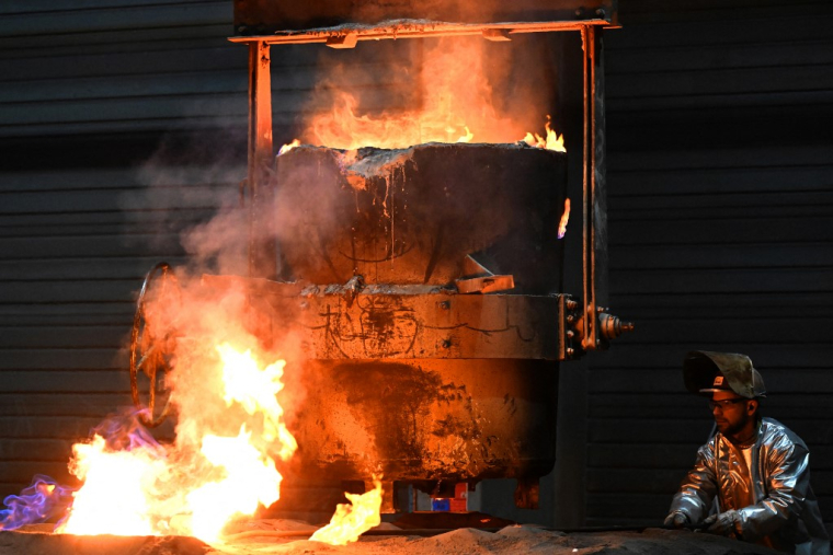La fonderie Hachette et Driout de Saint-Dizier. ( AFP / FRANCOIS NASCIMBENI )