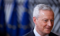 Bruno Le Maire, le 13 mars 2023, à Bruxelles ( AFP / Kenzo TRIBOUILLARD )