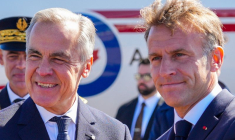 Macron et Carney visitent un petit territoire français près du Canada