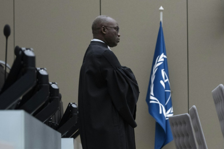Le procureur adjoint de la Cour pénale internationale (CPI) Mame Mandiaye Niang, le 14 mars 2025 à La Haye ( POOL / Peter Dejong )