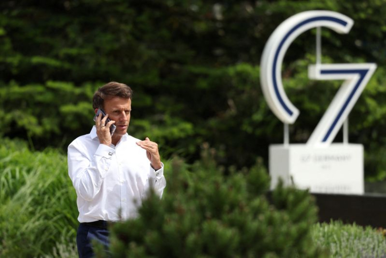 G7: MACRON PARLE SÉCURITÉ ÉNERGÉTIQUE AVEC LE DIRECTEUR DE L'AIE