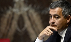 Gérald Darmanin à Paris, le 17 octobre 2023. ( AFP / JULIEN DE ROSA )