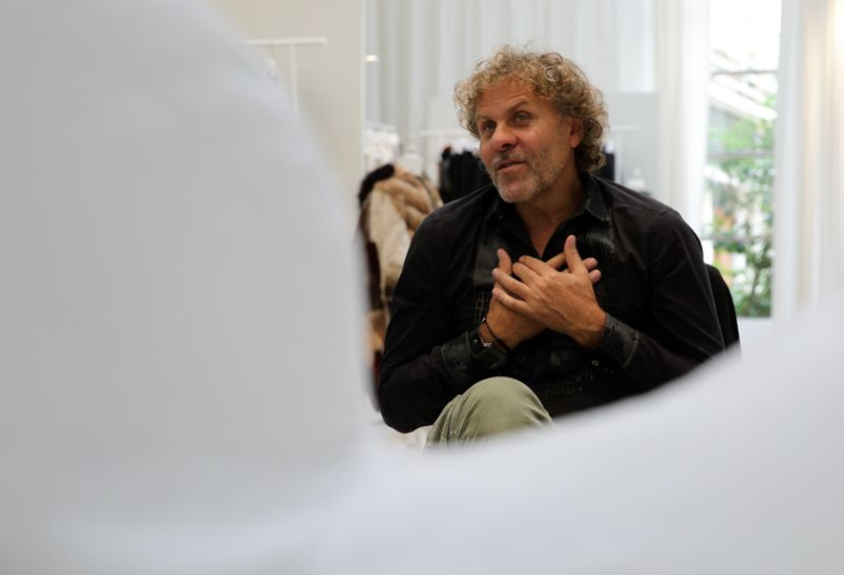 Renzo Rosso,  président du groupe de mode italien OTB