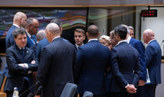 Les dirigeants européens en sommet à Bruxelles, le 19 juin 2026 ( AFP / JOHN THYS )