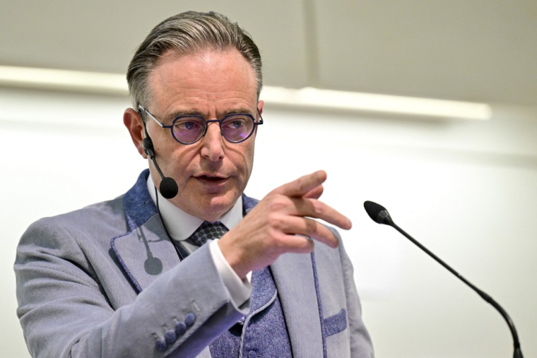 Bart De Wever, à Gent, le 7 octobre 2025 ( Belga / DIRK WAEM )