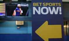 Une enseigne de paris sportifs aux États-Unis
