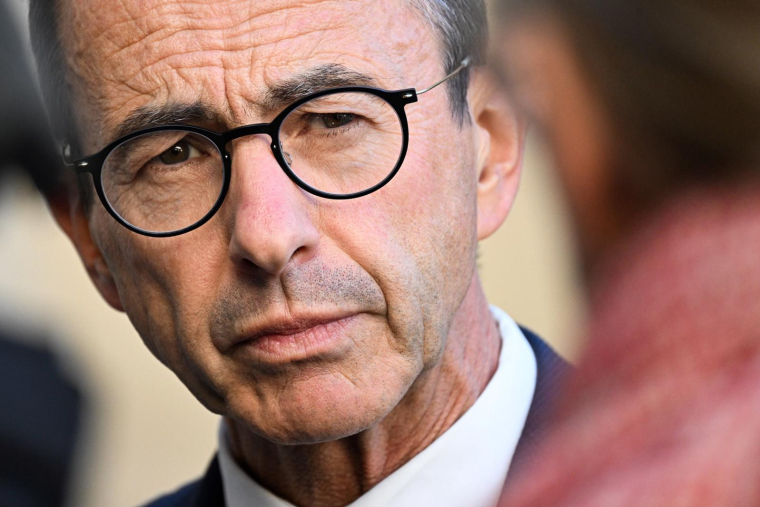 Bruno Retailleau, le 21 septembre 2022, à Paris ( AFP / Emmanuel DUNAND )