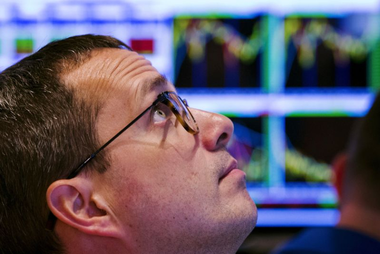 Un trader sur le parquet de la Bourse de New York